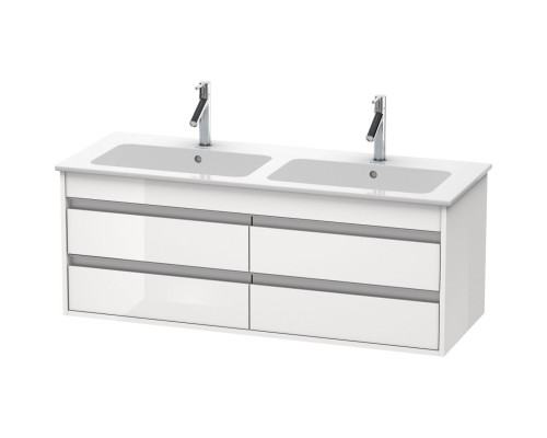 Тумба белый глянец 127 см Duravit Ketho KT643302222