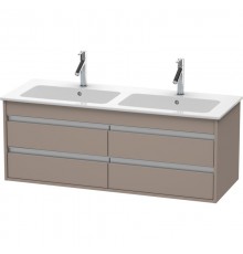 Тумба базальт матовый 127 см Duravit Ketho KT643304343