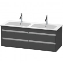 Тумба графит матовый 127 см Duravit Ketho KT643304949