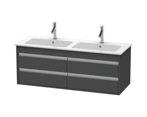 Тумба графит матовый 127 см Duravit Ketho KT643304949