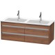 Тумба орех 127 см Duravit Ketho KT643307979