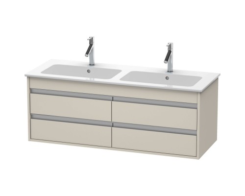 Тумба тауп матовый 127 см Duravit Ketho KT643309191