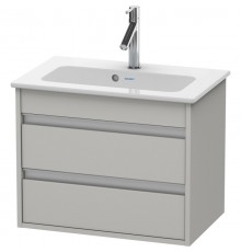 Тумба бетонно-серый матовый 60 см Duravit Ketho KT645200707