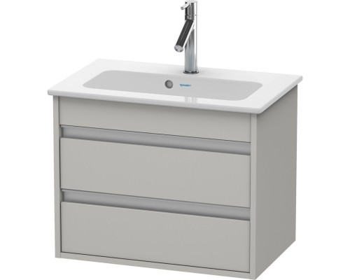 Тумба бетонно-серый матовый 60 см Duravit Ketho KT645200707