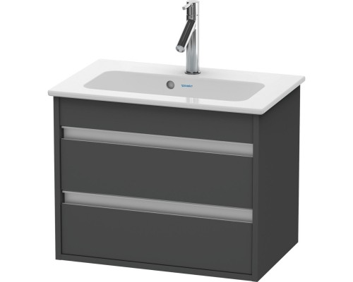 Тумба графит матовый 60 см Duravit Ketho KT645204949