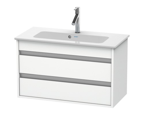 Тумба белый матовый 80 см Duravit Ketho KT645301818