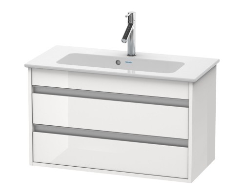 Тумба белый глянец 80 см Duravit Ketho KT645302222