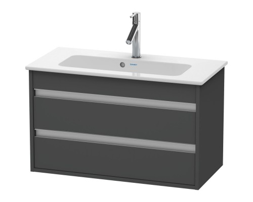 Тумба графит матовый 80 см Duravit Ketho KT645304949