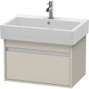Тумба тауп матовый 65 см Duravit Ketho KT668409191 Тумба тауп матовый 65 см Duravit Ketho KT668409191