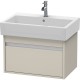 Тумба тауп матовый 65 см Duravit Ketho KT668409191