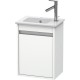 Тумба белый матовый 40 см Duravit Ketho KT6417L1818