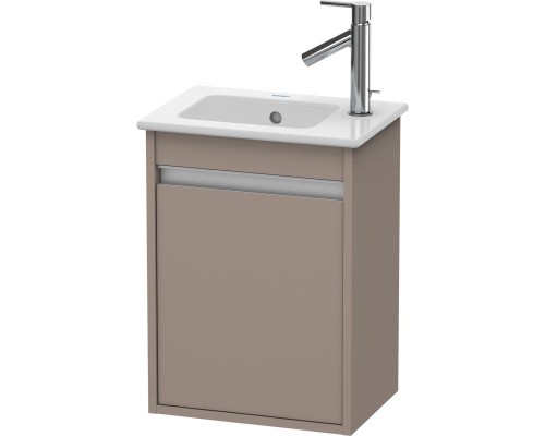 Тумба базальт матовый 40 см Duravit Ketho KT6417L4343