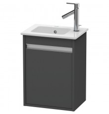 Тумба графит матовый 40 см Duravit Ketho KT6417L4949