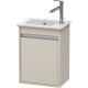 Тумба тауп матовый 40 см Duravit Ketho KT6417L9191