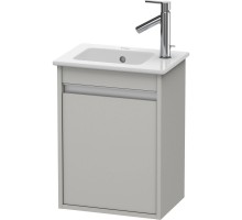 Тумба бетонно-серый матовый 40 см Duravit Ketho KT6417L0707