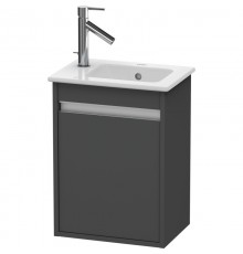 Тумба графит матовый 40 см Duravit Ketho KT6417R4949