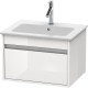 Тумба белый глянец 60 см Duravit Ketho KT641802222