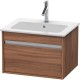 Тумба орех 60 см Duravit Ketho KT641807979