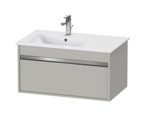 Тумба бетонно-серый матовый 80 см Duravit Ketho KT641900707