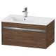 Тумба темный орех 80 см Duravit Ketho KT641902121