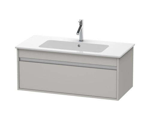 Тумба бетонно-серый матовый 100 см Duravit Ketho KT642000707