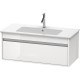 Тумба белый глянец 100 см Duravit Ketho KT642002222