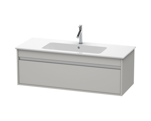 Тумба бетонно-серый матовый 120 см Duravit Ketho KT642100707