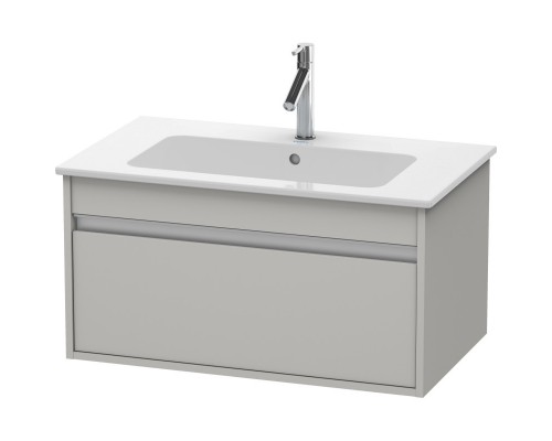 Тумба бетонно-серый матовый 80 см Duravit Ketho KT641900707