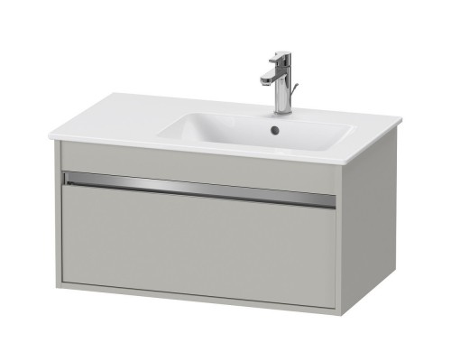 Тумба бетонно-серый матовый 80 см Duravit Ketho KT641900707