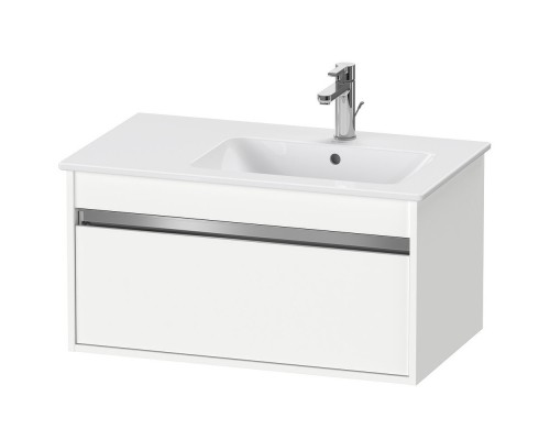 Тумба белый матовый 80 см Duravit Ketho KT641901818