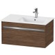 Тумба темный орех 80 см Duravit Ketho KT641902121