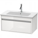 Тумба белый глянец 80 см Duravit Ketho KT641902222 Тумба белый глянец 80 см Duravit Ketho KT641902222