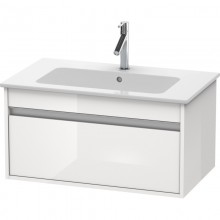 Тумба белый глянец 80 см Duravit Ketho KT641902222