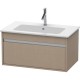 Тумба лен 80 см Duravit Ketho KT641907575