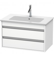 Тумба белый матовый 80 см Duravit Ketho KT642901818