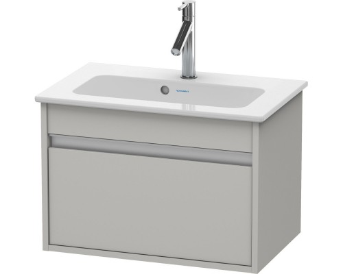 Тумба бетонно-серый матовый 60 см Duravit Ketho KT642200707