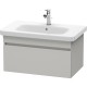 Тумба бетонно-серый матовый 73 см Duravit DuraStyle DS638100707