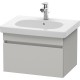 Тумба бетонно-серый матовый 60 см Duravit DuraStyle DS638300707