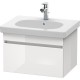 Тумба белый глянец 60 см Duravit DuraStyle DS638302222