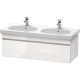 Тумба белый глянец 115 см Duravit DuraStyle DS638602222