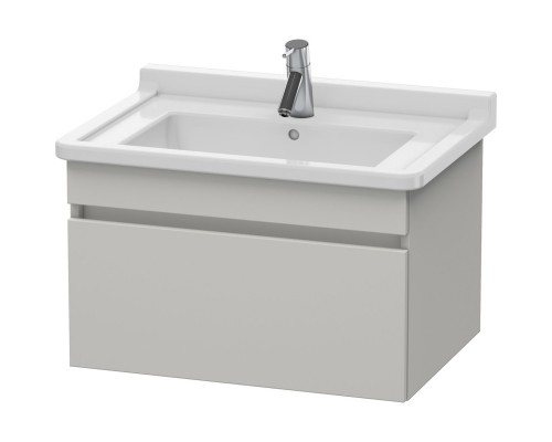 Тумба бетонно-серый матовый 65 см Duravit DuraStyle DS638700707