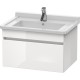 Тумба белый глянец 65 см Duravit DuraStyle DS638702222