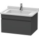 Тумба графит матовый 65 см Duravit DuraStyle DS638704949