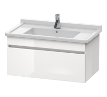 Тумба белый глянец 80 см Duravit DuraStyle DS638802222