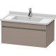 Тумба базальт матовый 80 см Duravit DuraStyle DS638804343