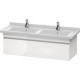 Тумба белый глянец 120 см Duravit DuraStyle DS639002222