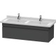 Тумба графит матовый 120 см Duravit DuraStyle DS639004949