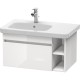 Тумба белый глянец 73 см Duravit DuraStyle DS639402222