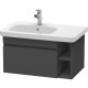 Тумба графит матовый 73 см Duravit DuraStyle DS639404949