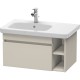 Тумба тауп матовый 73 см Duravit DuraStyle DS639409191